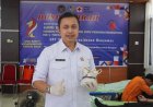 Lapas Purwokerto bersama UPT Se-Eks Karesidenan Banyumas Donor Darah dalam Peringatan Hari Bakti Kementerian Imigrasi dan Pemasyarakatan Ke-1