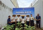 ‎Wujudkan Ketahanan Pangan, Lapas Narkotika Purwokerto ikuti Panen Raya Serentak bersama Menteri Imipas