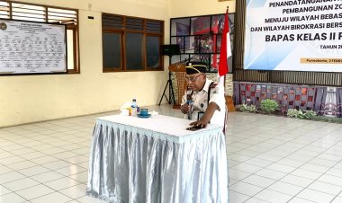 Perkuat Pemahaman Tugas, Bapas Kelas II Purwokerto Gelar Pengarahan dan Evaluasi Peserta Magang dan PPL